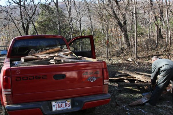 Firewood in the truck. Homestead was the focus of 2014 in this review of a Wild Ozark decade.