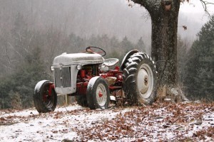 old ford tractor