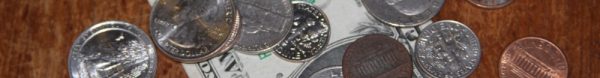 image of coins and bill