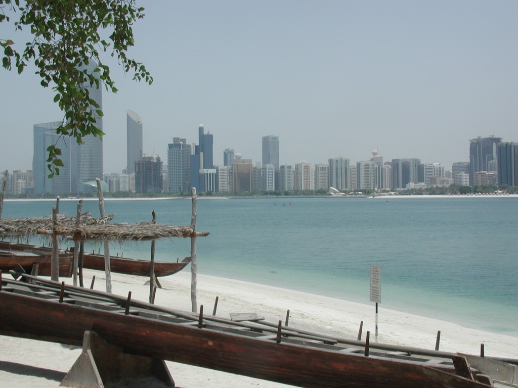 Abu Dhabi from across bay