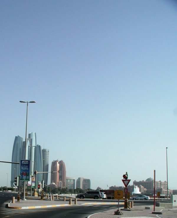 Some of the buildings of Abu Dhabi.