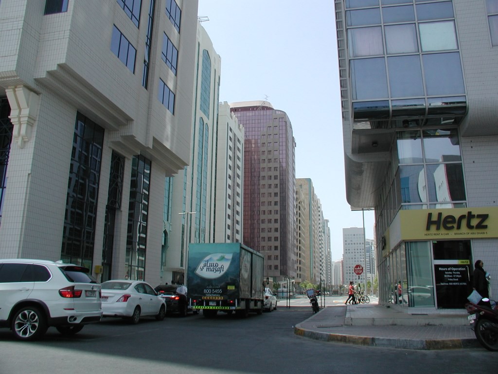 A street in Abu Dhabi