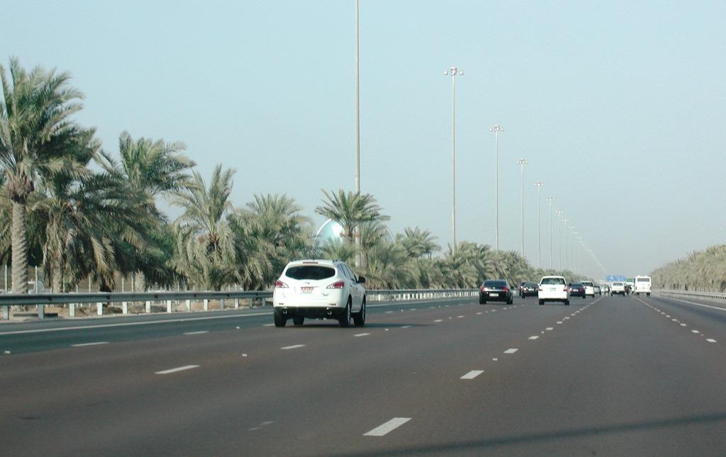 highway nearing downtown