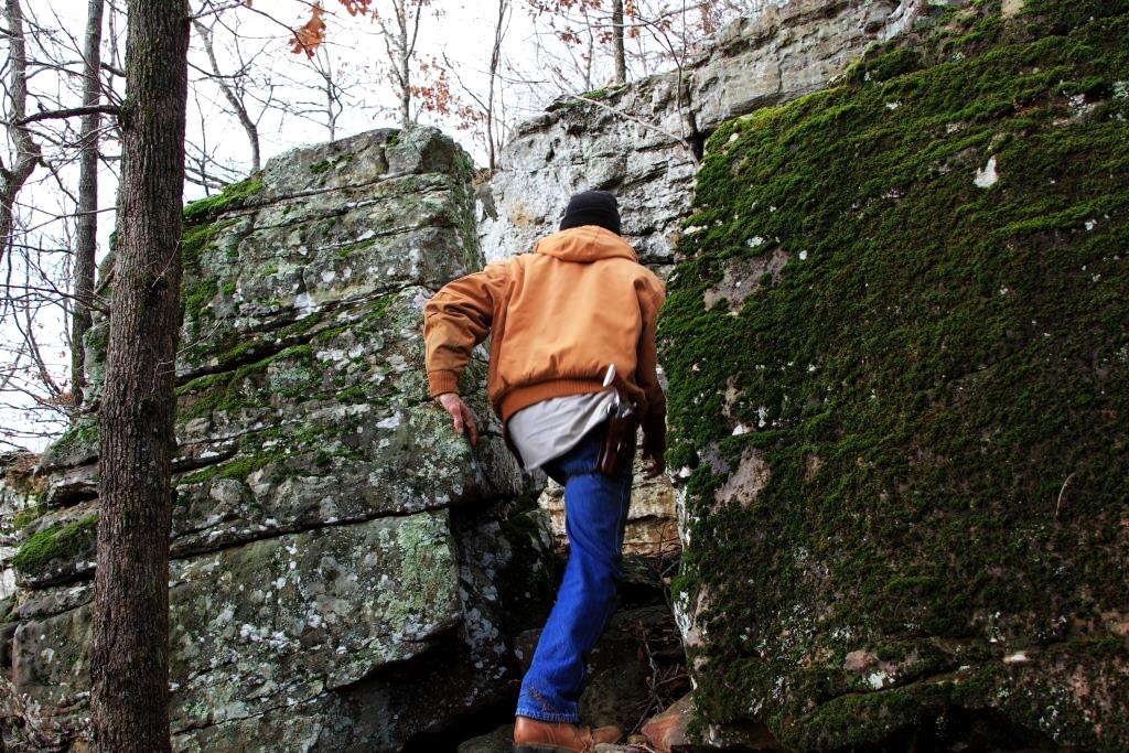 My favorite things are the hidden places like this nook between the rocks.