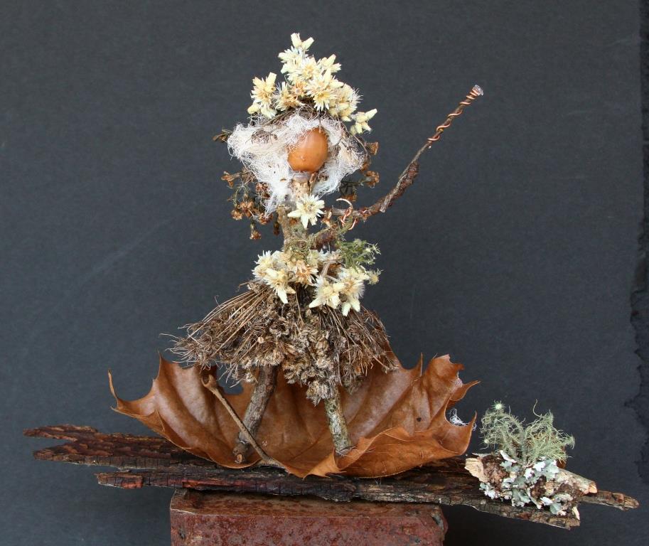 Acorn Folk Sorceress by Madison Woods.