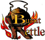 Burnt Kettle logo for shagbark hickory syrup