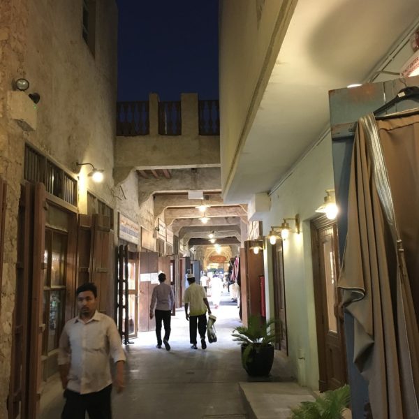 One of the alleys at Souq Waqif.
