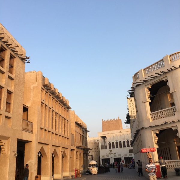 A view from the Souq Waqif.