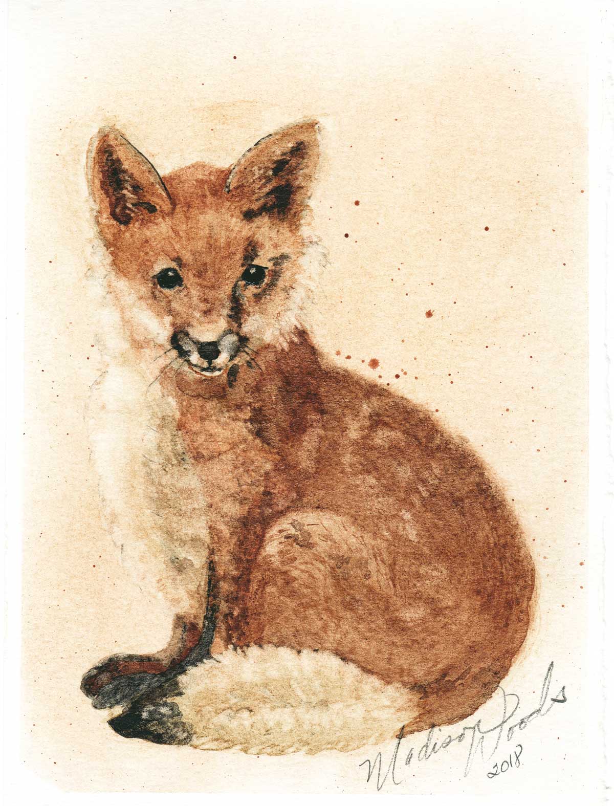 Soul of the Ozarks | The 6th Painting | Red Fox Kit
