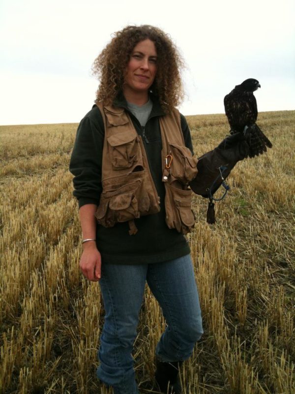 Simone and Henry of the falconry story.