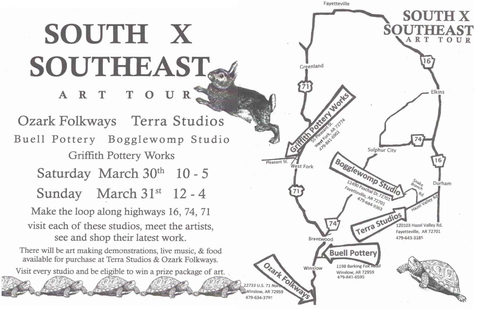 South x Southeast Art Studio Tour