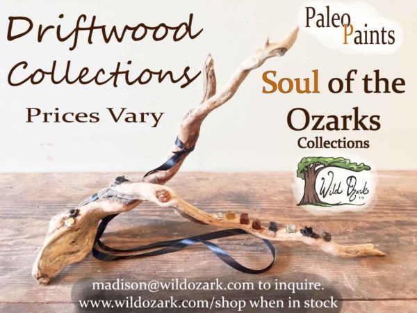 Driftwood palette from Wild Ozark Paleo Paints.
