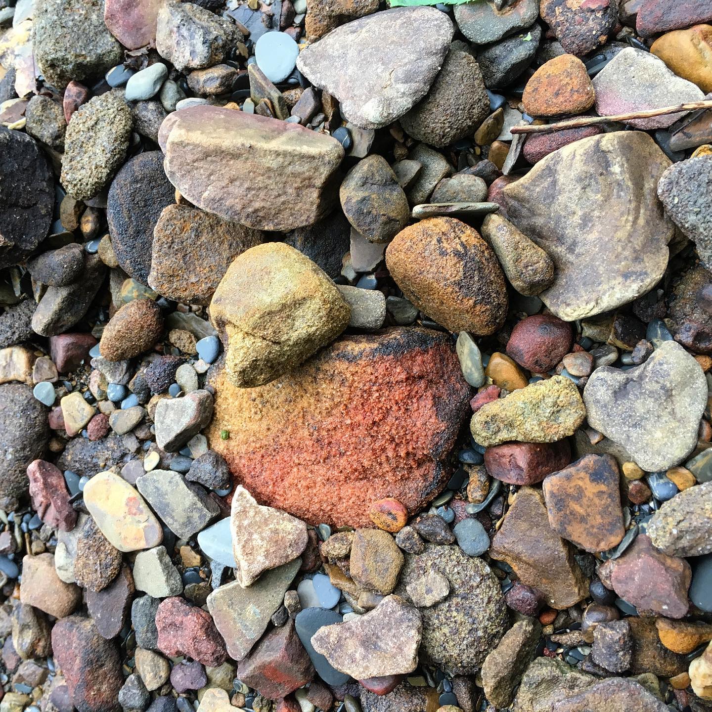 This rock will make a great pigment.