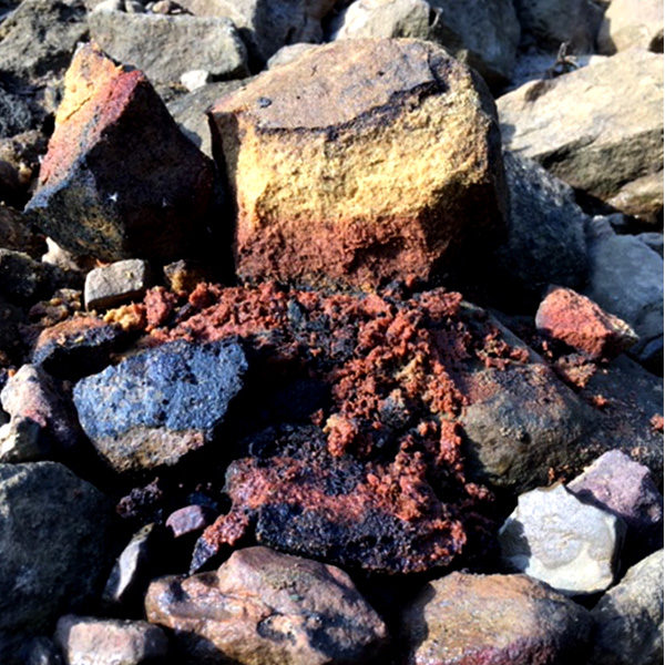 A smashed rock on the driveway, much like the one that sparked off my journey of a lifetime.