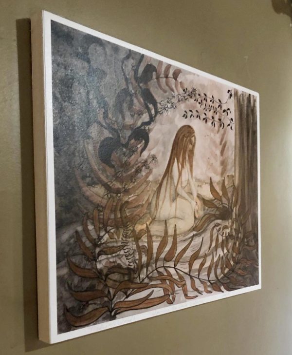 An example of one of my prints as a mounted print. This one is a 14 x 11" on 3/4" board with white border and sides.