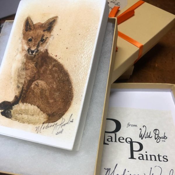 Little Rascal, a.k.a. Fox No. 1. 4 x 6" mounted print. More of these are available at my shop, if you'd like to buy one. They are boxed and ready to gift.
