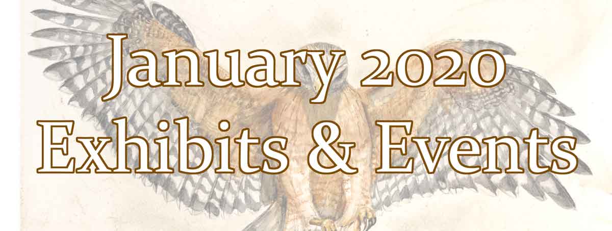 January exhibits and events