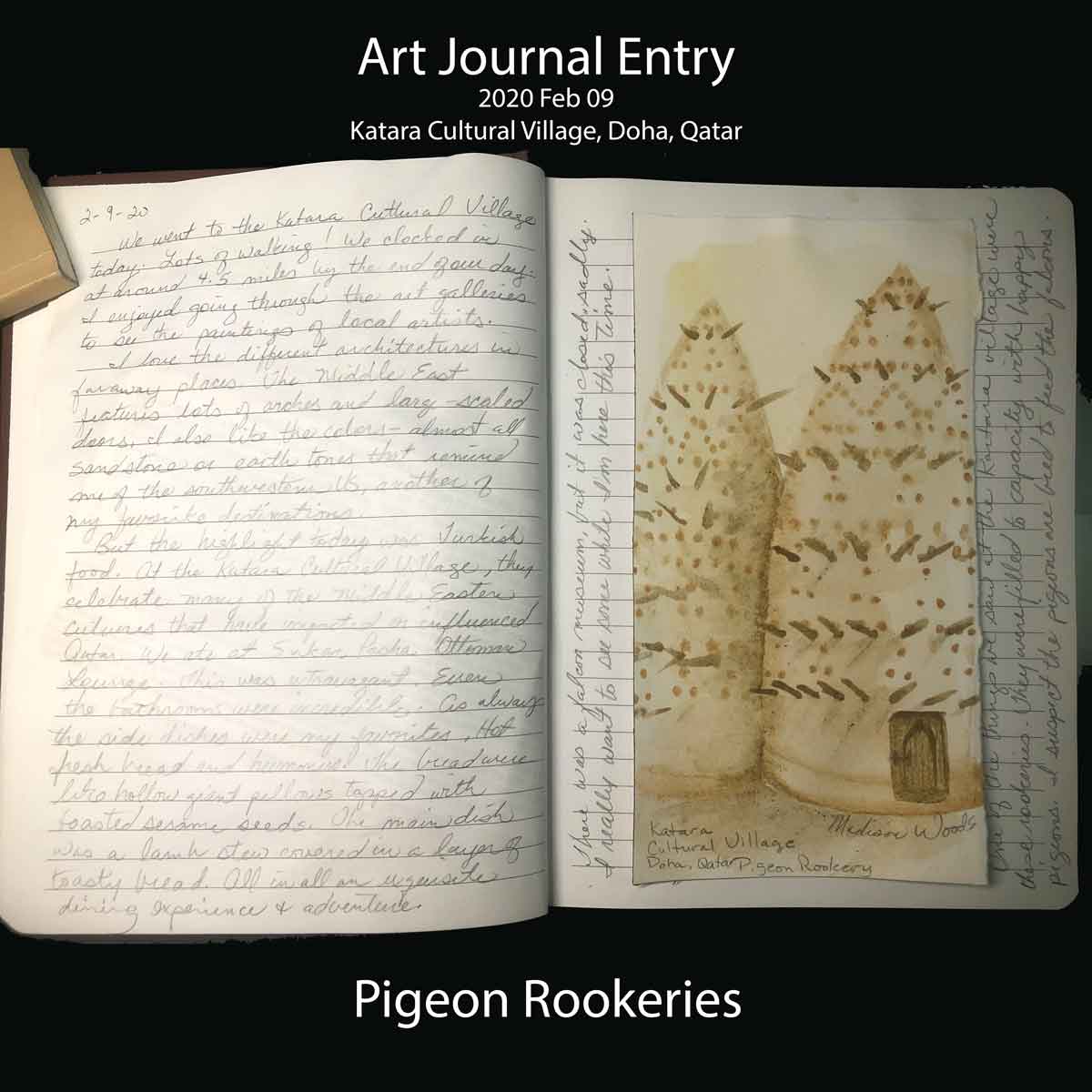 Art Journal Entry | Katara Cultural Village, Doha, Qatar