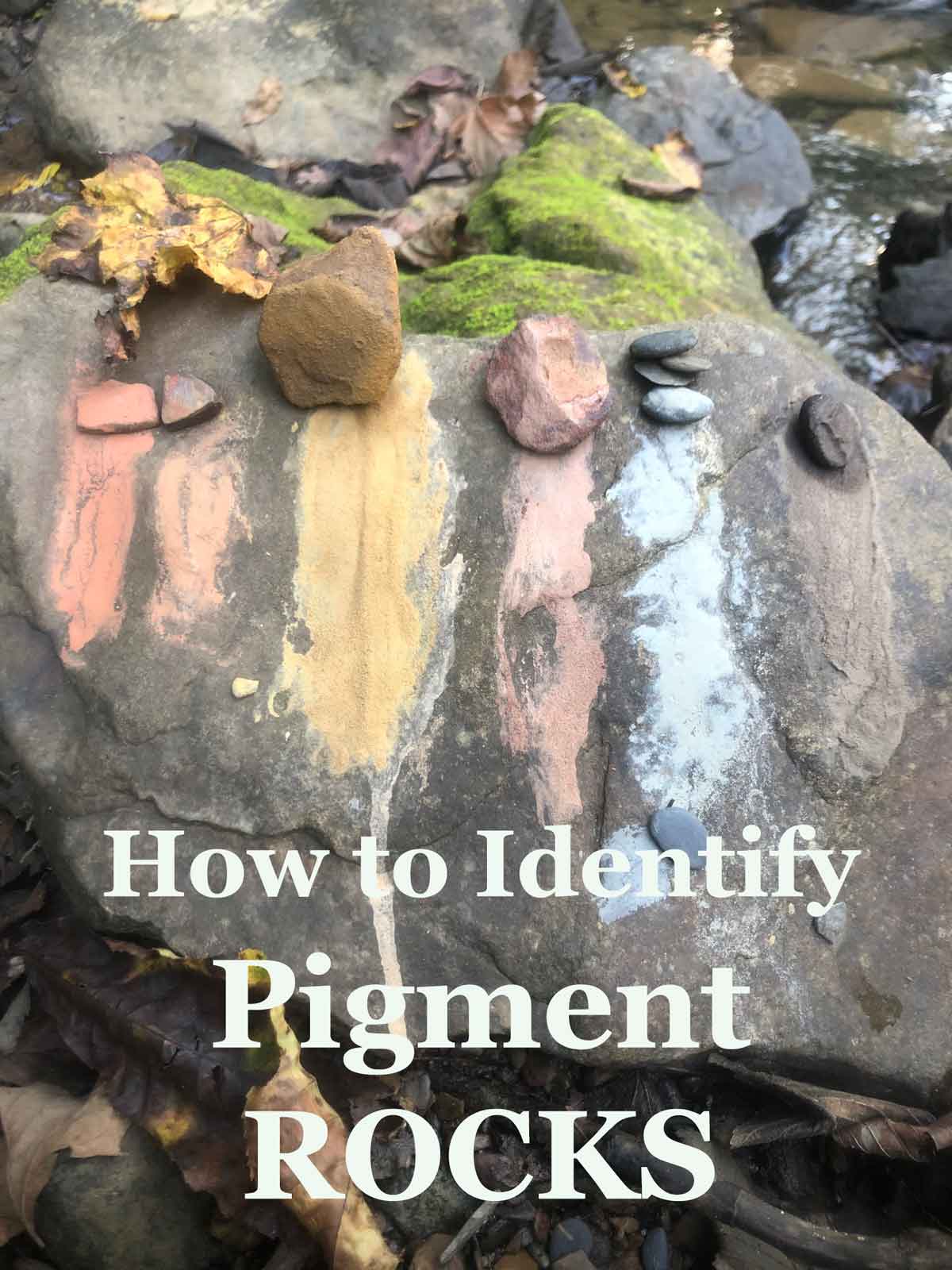 A short tutorial on how to identify pigment rocks.