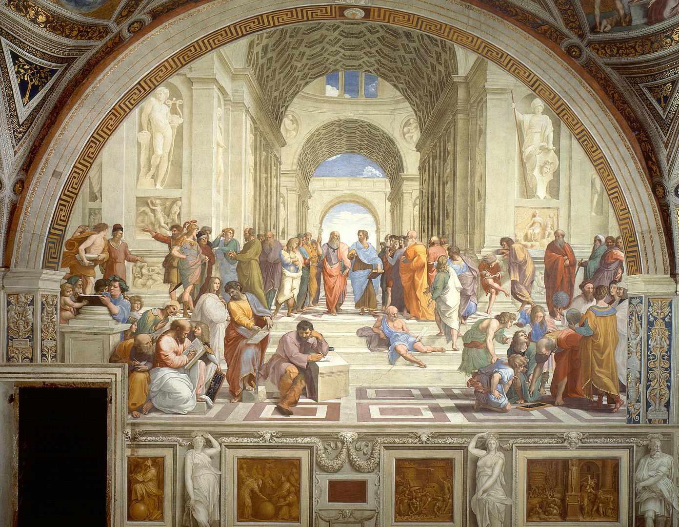 The School of Athens, by Raphael (painted between 1509-1511), is one of the kinds of paintings that represents art that I love.