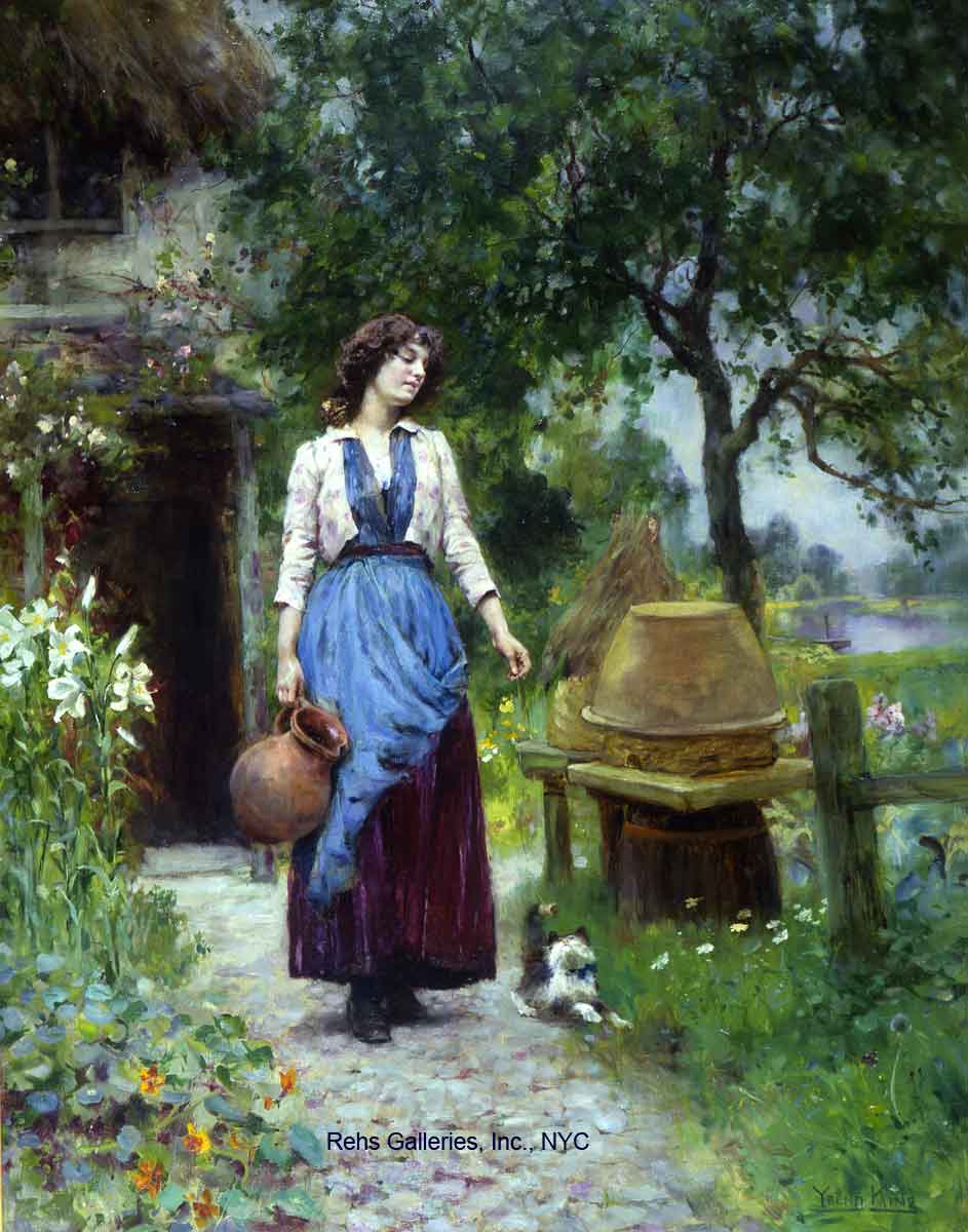 In the Garden by Henry John Yeend King