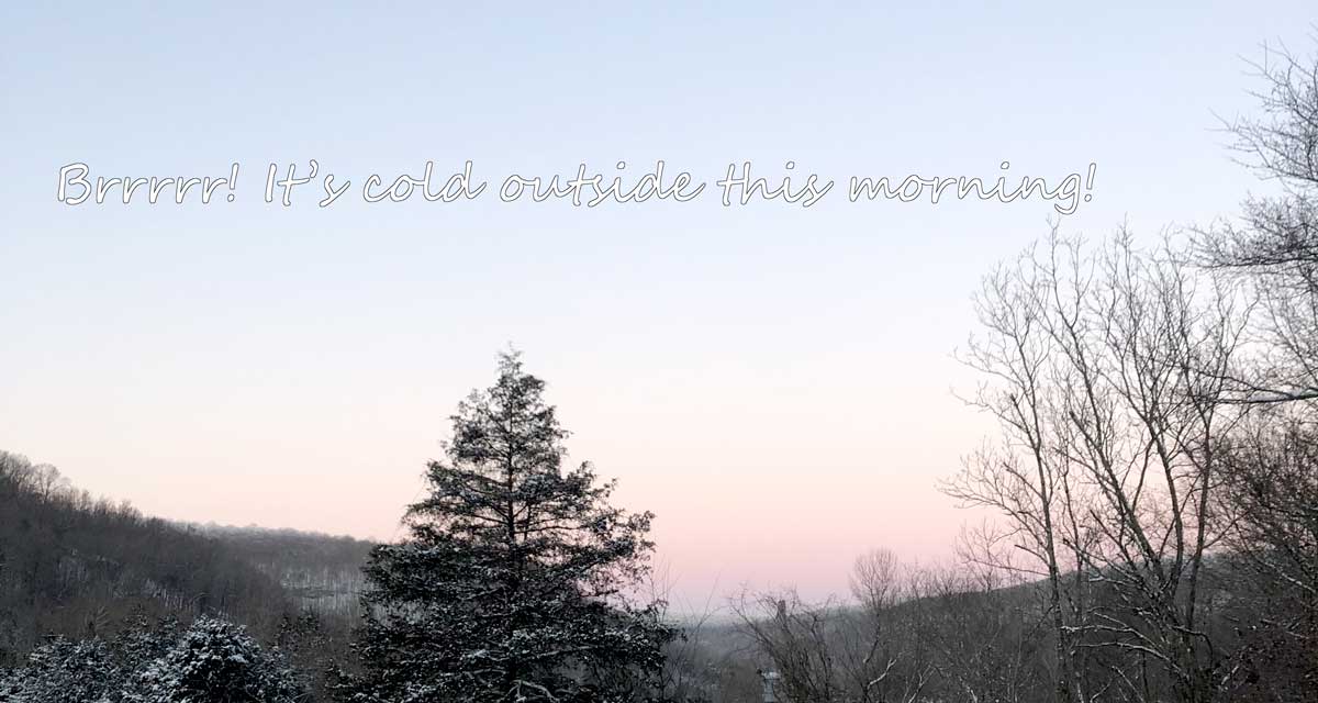 Winter in the Ozarks | Musings on a Very Cold Day