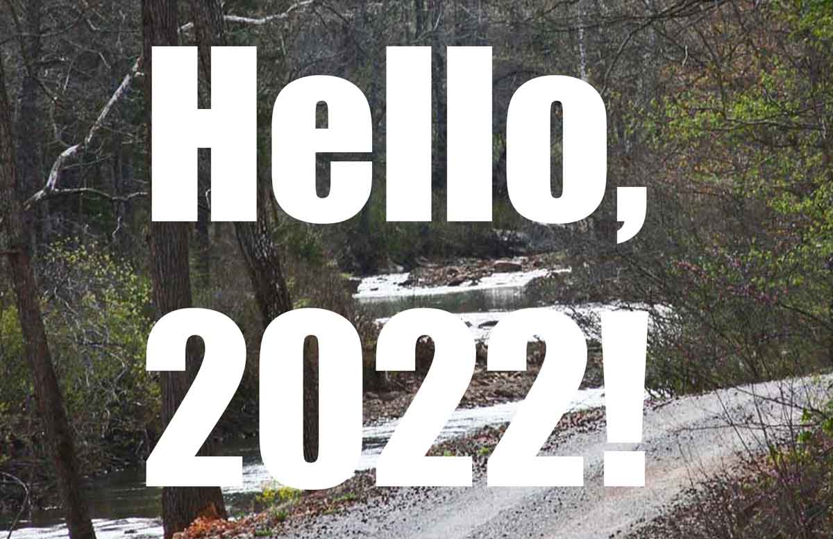 an image saying "hello 2022". My word of the year is 'unstoppable'