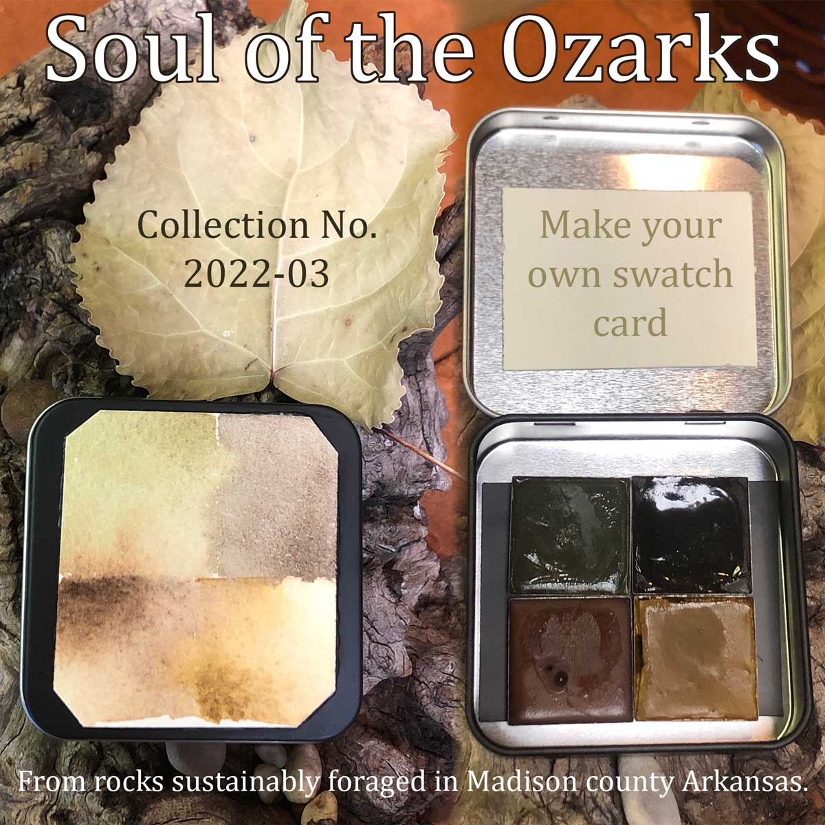These handmade watercolor paints are about as OOAK as it gets. No two rocks are exactly alike, and even within batches made from larger rocks, there will still be variation.