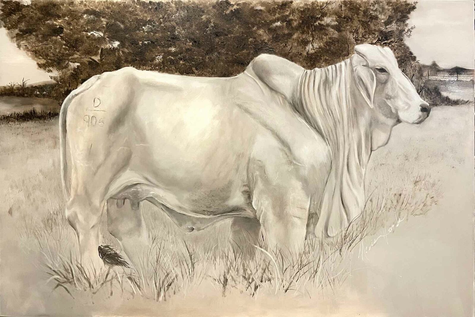 This Brahman I think is the best example of my growth as an artist.