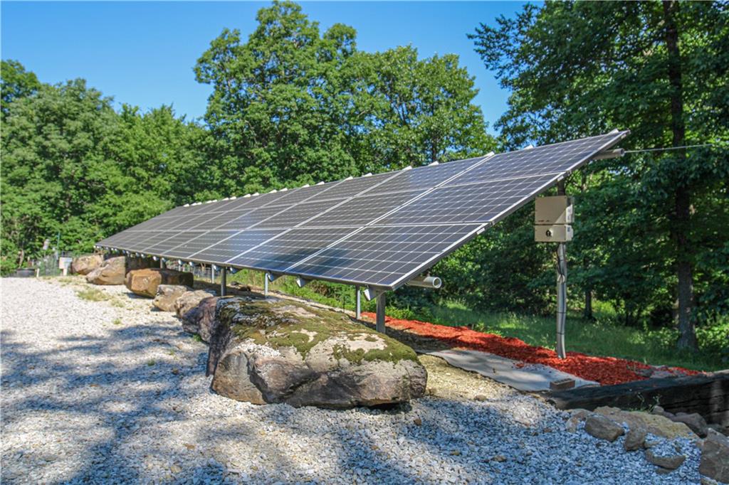 Solar panels add sustainability to lifestyle.