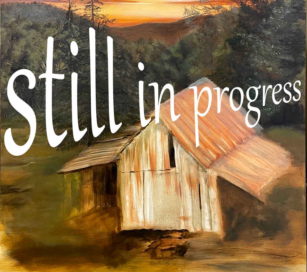 Stay Motivated – Oddly Easy for this Old Shed Painting